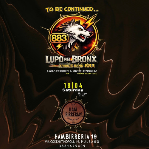 " LUPO NEL BRONX " tribute band degli 883