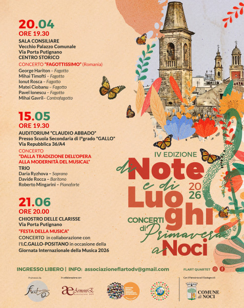 L'ensemble FAGOTISSIMO apre la rassegna "Di note e di luoghi"