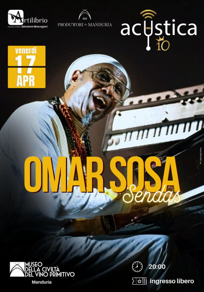 Ad Acustica Omar Sosa, l’artista sette volte candidato ai Grammy