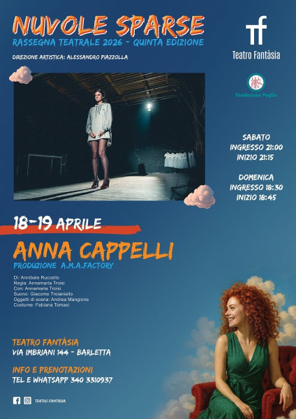 Spettacolo teatrale - Anna Cappelli