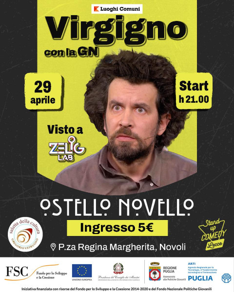 Virgigno con la GN live all'Ostello Novello di Novoli