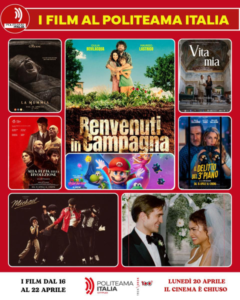 Benvenuti in Campagna, The Drama, Super Mario Galaxy e altri film