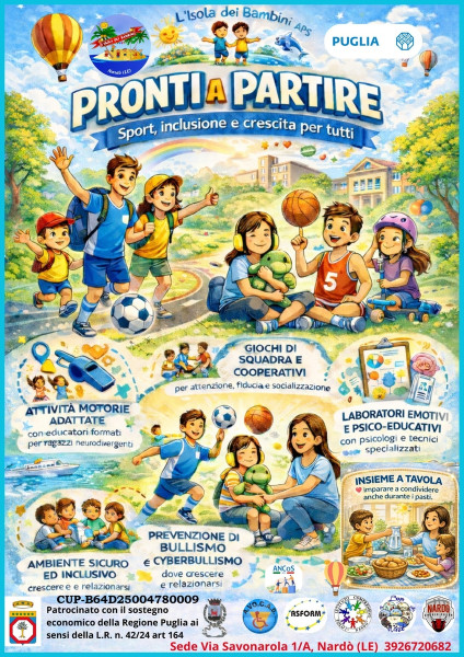 AL VIA IL PROGETTO PRONTI A PARTIRE A NARDO'