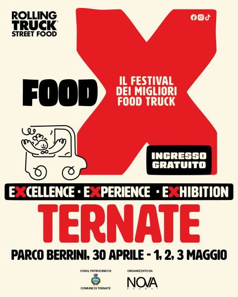 Il grande ritorno a Ternate: il Festival dei migliori Food Truck riaccende Parco Berrini, dal 30 aprile al 3 maggio