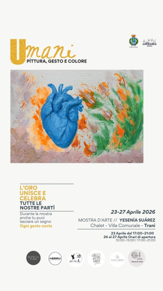 Mostra UMANI. Tutte le parti contano. L’oro unisce e celebra