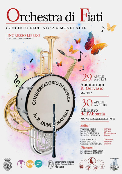 Concerto dell'Orchestra di Fiati del Conservatorio di Musica “Egidio Romualdo Duni”