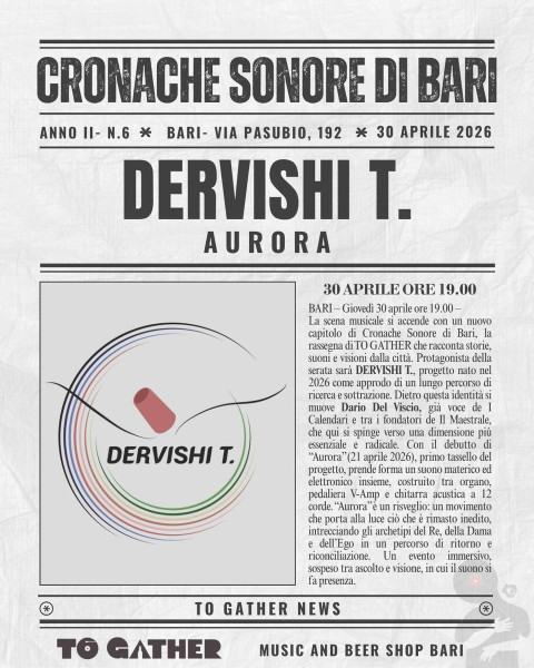 DERVISHI T. - Cronache Sonore di Bari | ToGather