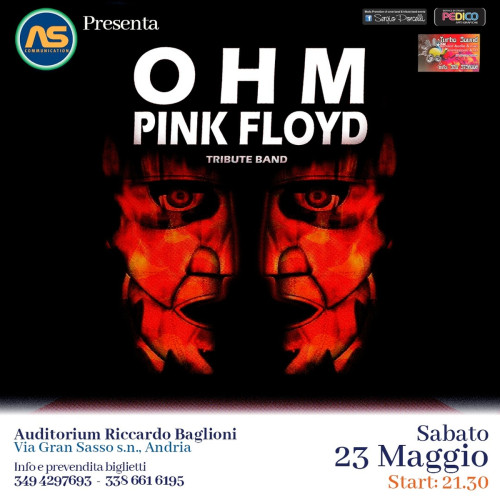 OHM PINK FLOYD TRIBUTE BAND LIVE ANDRIA