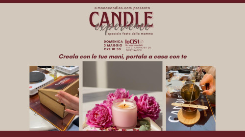Simona Candles celebra la Festa della Mamma alla Libreria IOCiSto: la Candle Experience che trasforma la cera in un gesto d’amore