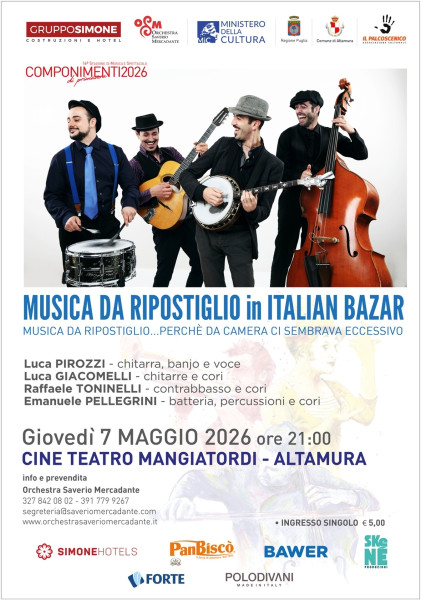 MUSICA DA RIPOSTIGLIO in ITALIAN BAZAR