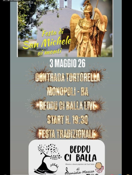 Pizzica e musica popolare con i "Beddu ci balla" per la festa di San Michele Arcangelo