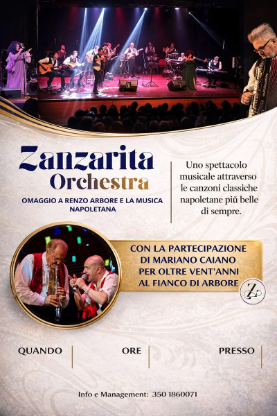 Zanzarita Orchestra Omaggio a Renzo Arbore