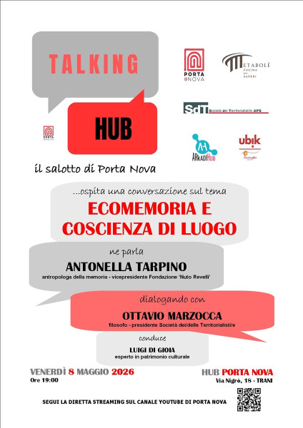 ECOMEMORIA E COSCIENZA DI LUOGO.  Ne parla Antonella Tarpino, Antropologa della memoria