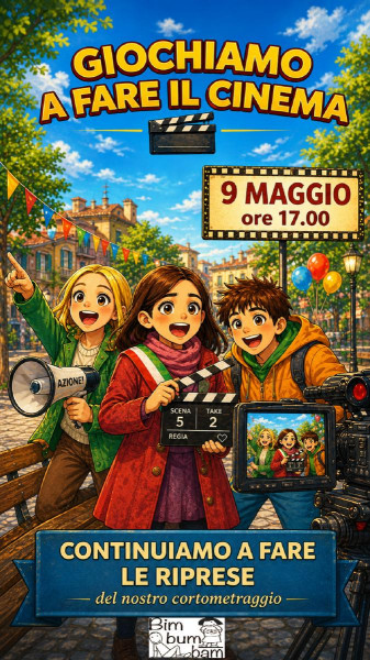 GIOCHIAMO A FARE IL CINEMA continuiamo a fare le riprese del nostro cortometraggio OBIETTIVO PARCO