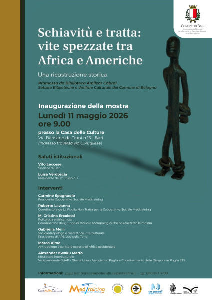 Inaugurazione della mostra "Schiavitù e tratta: vite spezzate fra Africa e Americhe"