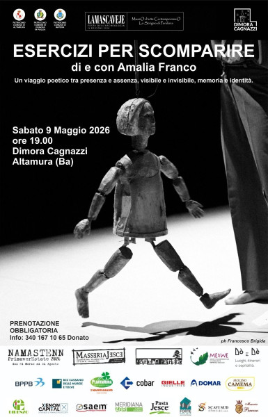 ESERCIZI PER SCOMPARIRE di e con Amalia Franco