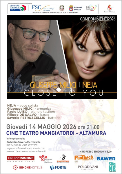 CLOSE TO YOU - Milici e Neja in Concerto