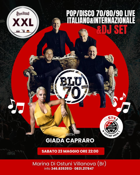 Blu 70 & Giada Capriulo - POP/DISCO 70/80/90 & DJ Set