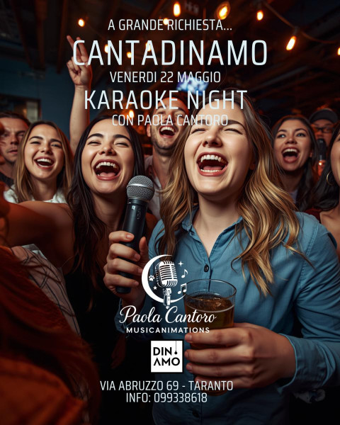 CantaDinamo - Karaoke Night con Paola Cantoro