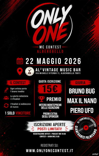 ONLY ONE MC CONTEST
