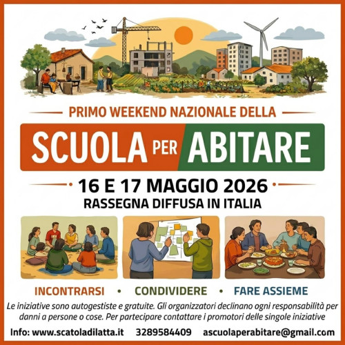 Primo weekend nazionale della Scuola per Abitare