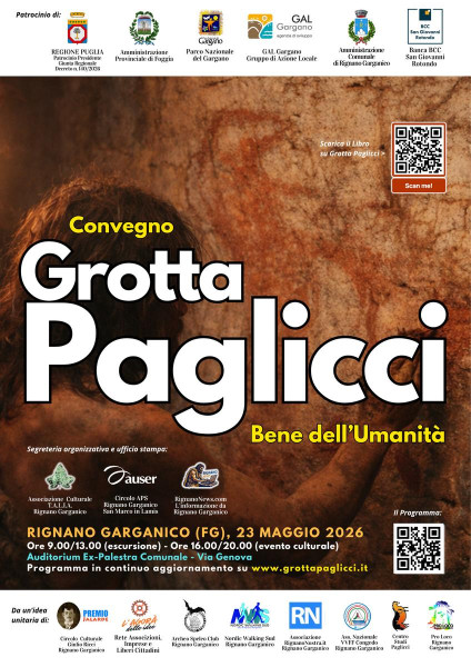Convegno ed Escursione Preistorica - Grotta Paglicci, bene dell'Umanità.