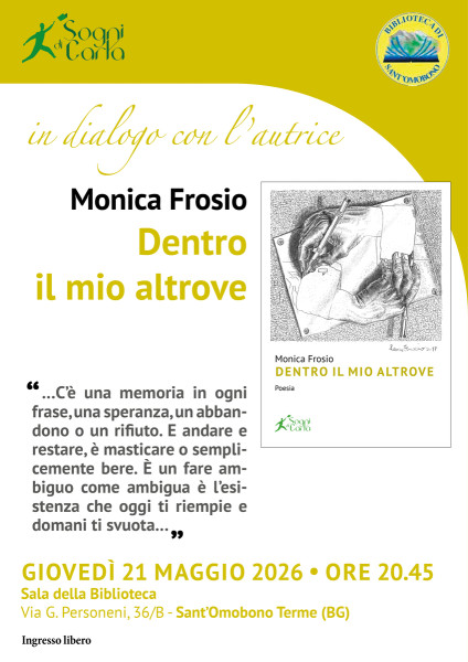 Monica Frosio presenta Dentro il mio altrove