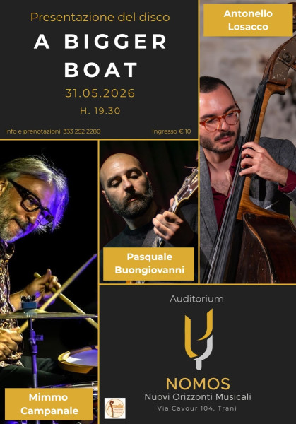 PASQUALE BUONGIOVANNI TRIO A Bigger Boat
