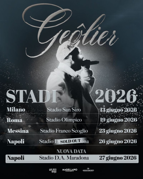 GEOLIER, tour degli stadi