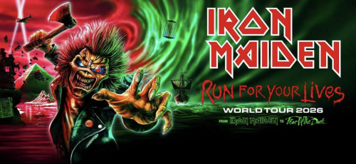 IRON MAIDEN - Il 17 giugno 2026 a Milano la tappa italiana del RUN FOR YOUR LIVES TOUR: l'heavy metal entra per la prima volta allo Stadio San Siro
