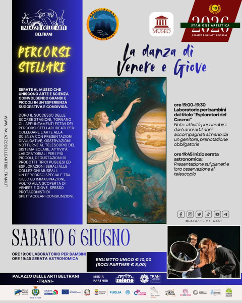 Percorsi stellari - La Danza di Venere e Giove