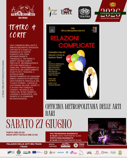 Teatro a Corte - Relazioni complicate