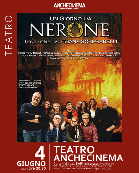 Un giorno da Nerone | spettacolo comico di Tiziana Schiavarelli