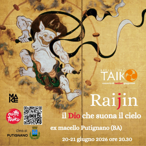 NOTTE TAIKO 2026 - Raijin il Dio che suona il cielo