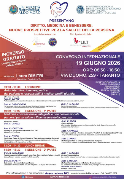 CONVEGNO INTERNAZIONALE DI MEDICINA INTEGRATA