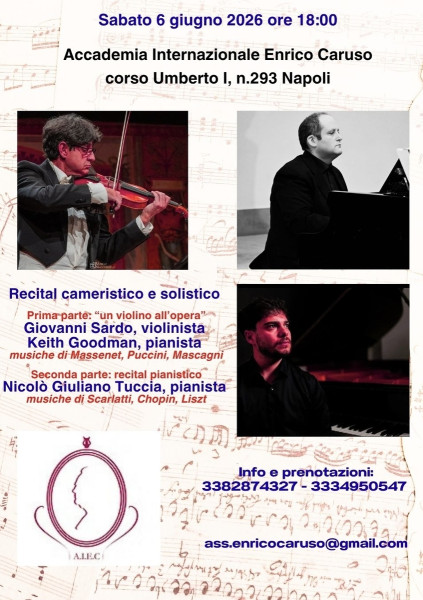 Recital cameristico e solistico