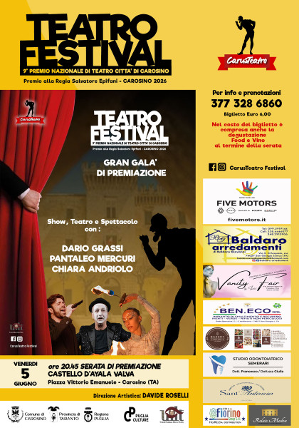 TEATRO FESTIVAL 9^edizione - SERATA DI PREMIAZIONE