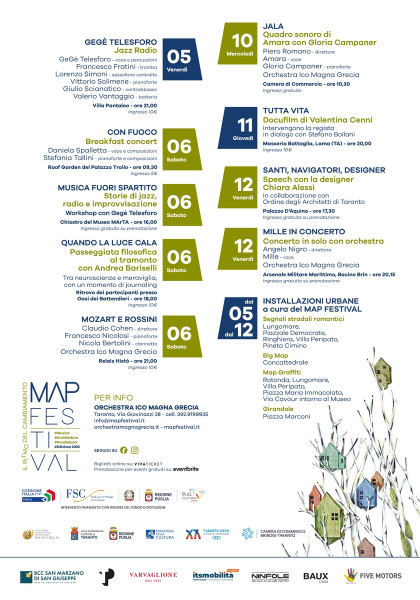 MAP FESTIVAL 2026  #Musica #Architettura #Parallelismi Il Ritmo del Cambiamento VI edizione