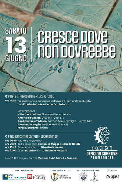 ESSERI URBANI | Cresce dove non dovrebbe... arte, comunità e paesaggio