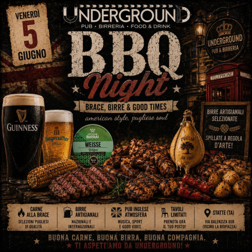 BARBECUE NIGHT  UNDERGROUND