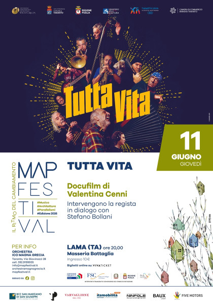 TUTTA VITA Presentazione docufilm di Valentina Cenni con Stefano Bollani