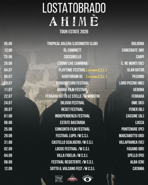 LOSTATOBRADO (con C.S.I.) -  Ahimè Tour Estate 2026