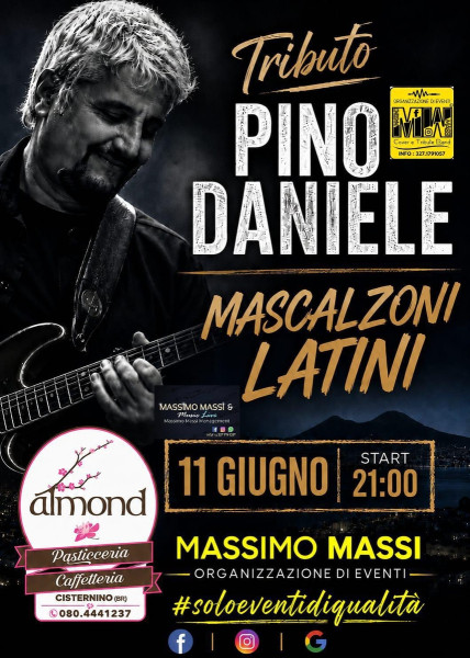 La cover di Pino Daniele  all`Almond di Cisternino  (br)