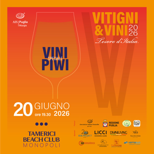 Vitigni & Vini tesoro d'Italia alle Tamerici Beach