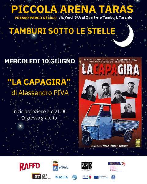 "LA CAPA GIRA" - CINEMA SOTTO LE STELLE
