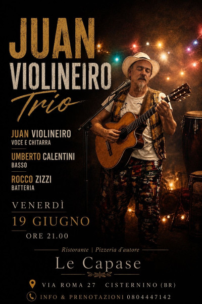 Juan Violineiro Trio in Terrazza