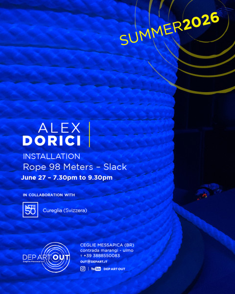 Alex Dorici, Installation Rope 98 Meters  Slack