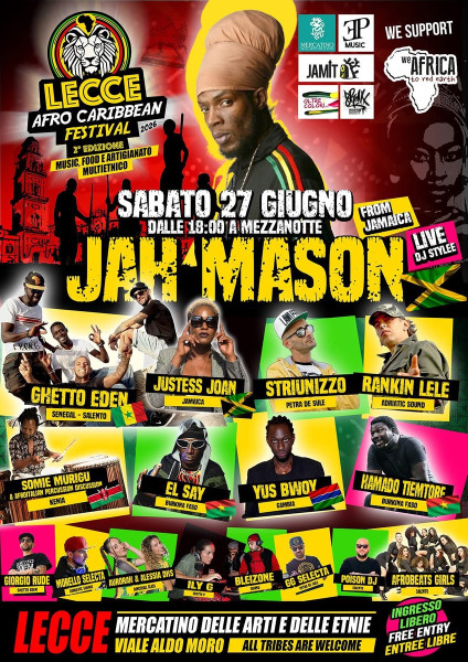 LECCE AFRO CARIBBEAN FESTIVAL 2026  2ª Edizione