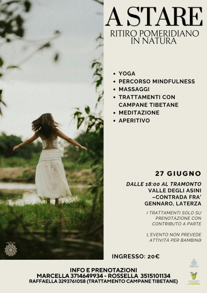RITIRO POMERIDIANO IN NATURA