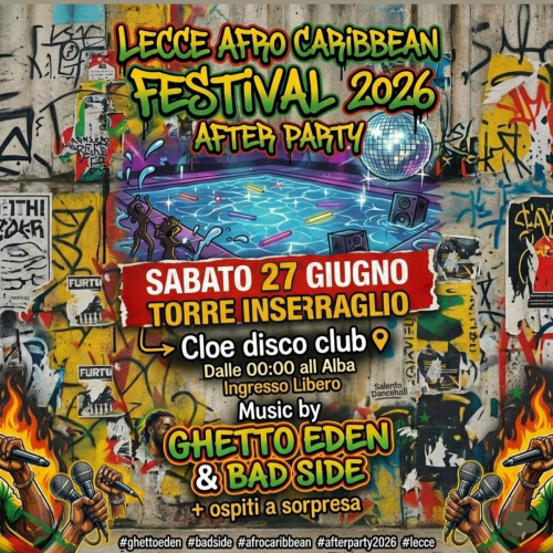 Lecce afro Caribbean after party